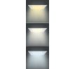 Solight LED mini panel CCT, podhľadový, 24W, 1800lm, 3000K, 4000K, 6000K, štvorcový