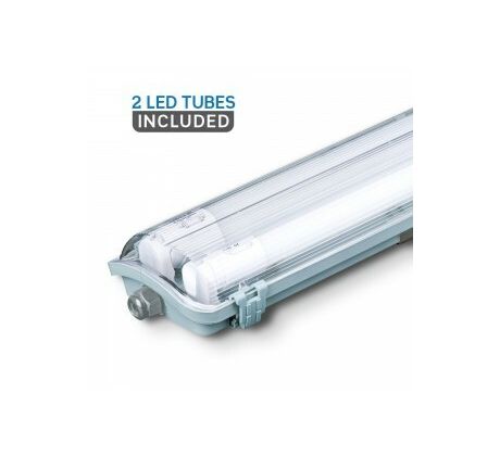 Lineárne LED trubicové svietidlo IP65 36W, 6400K, 3400lm, 120cm, sivé VT-12023 (V-TAC)