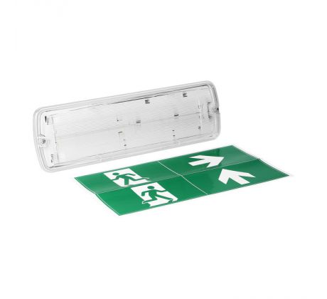 Núdzové LED svietidlo METU 2,7W, 6000K, 190lm, IP65, 3 hodiny (ORNO)