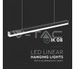 40W LED Linear Light Black 6500K (V-TAC)