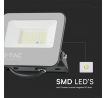50W svetlomet RGB + biele matné sklo čierne s ovládačom IP65 VT-44053 (V-TAC)