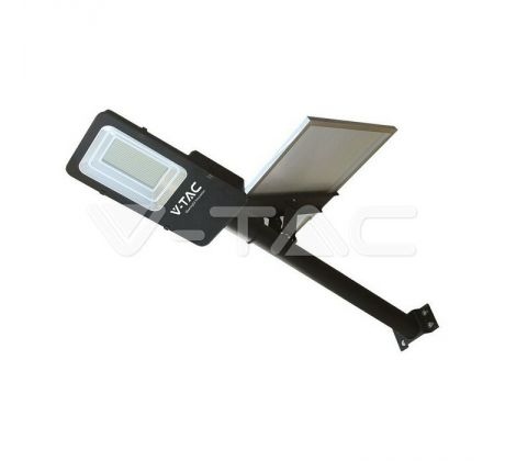 Pouličné LED svietidlo solárne HYBRID 50W, 6500K, 4000lm, 50000mAh VT-ST201 (V-TAC)
