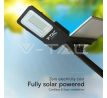 Pouličné LED svietidlo solárne HYBRID 50W, 6500K, 4000lm, 50000mAh VT-ST201 (V-TAC)