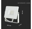 Reflektor LED PRO 20W, 6400K, 1600lm, biela VT-20 (V-TAC)