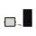 Reflektor LED solárny 10W, 4000K vymeniteľná batéria 3m drôt čierny 800lm, VT-80W (V-TAC)
