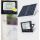 Reflektor LED solárny 20W, 4000K, 1650lm, komplet sada s panelom, čierny VT-60W (V-TAC)