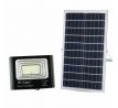 Reflektor LED solárny 35W, 4000K, 2450lm, komplet sada s panelom, čierny VT-100W (V-TAC)