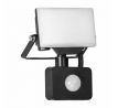 Reflektor PORTO S LED 10W bezrámový s PIR senzorom, 800lm, IP44, 4000K, hliník + polykarbo