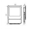IQ-LED FL-50W-NW Reflektor LED