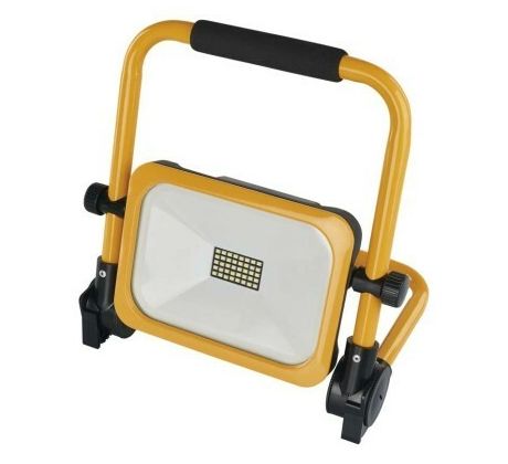 LED reflektor ACCO nabíjací prenosný, 20 W studená biela