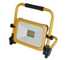 LED reflektor ACCO nabíjací prenosný, 30 W studená biela