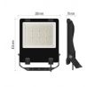 LED reflektor AVENO čierny, 150W neutrálna biela
