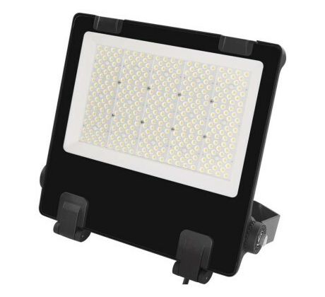 LED reflektor AVENO čierny, 200W neutrálna biela