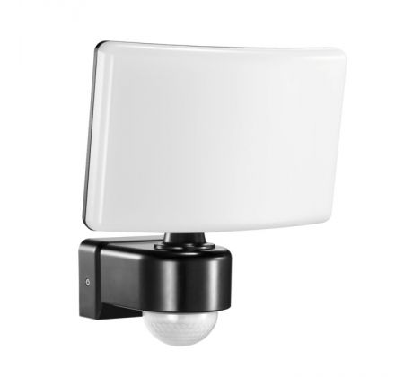 Nástenný reflektor TOS LED 30W s PIR, 2200lm, IP65, 4000K, PC, čierne