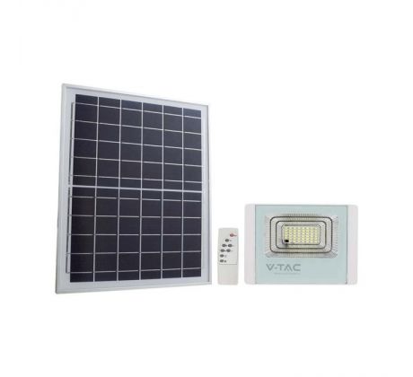 Solárny LED reflektor 12W 4000K 550lm biely VT-25W (V-TAC)