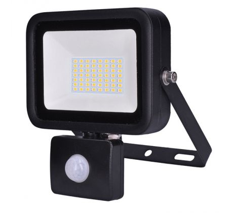 Solight LED reflektor PRO so senzorom, 50W, 4600lm, 5000K, IP44