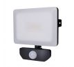 Solight LED reflektor Quick so senzorom, 20W, 1700lm, 4000K, IP44, čierny