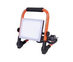 Solight LED reflektor so sklopným stojanom, 30W, 2700lm, 4000K, kábel so zástrčkou, IP65