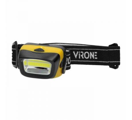 Čelovka LED COB 3W, 170lm, 3x AAA, pohyblivá hlava svetla