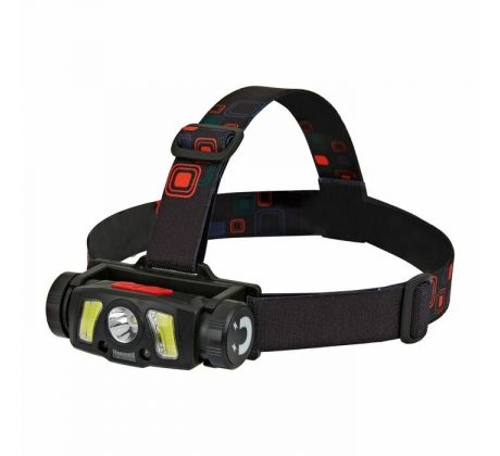 Čelovka/svetlo na bicykel LED COB + XPG s 1200mAh Li-ion batériou, pohybový senzor (ORNO)
