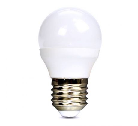Solight LED žiarovka, miniglobe, 6W, E27, 3000K, 510lm