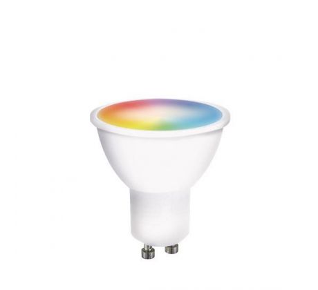 Solight LED SMART WIFI žiarovka, GU10, 5W, RGB, 425lm