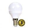 Solight LED žiarovka, miniglobe, 6W, E14, 4000K, 510lm, biele prevedenie