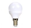 Solight LED žiarovka, miniglobe, 6W, E14, 3000K, 510lm, biele prevedenie