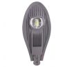 Solight street light COB, 60W, 7800lm, Meanwell, 4000K, 120°, Ra70, IP65, 180-305V, sivá