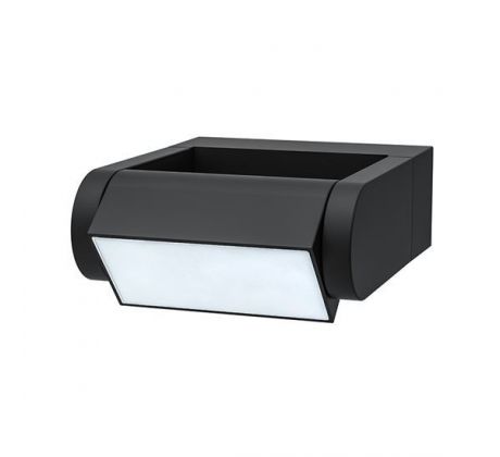 Solight LED vonkajšie nástenné osvetlenie Crotone, 7W, 450lm, 3000K, náklopné