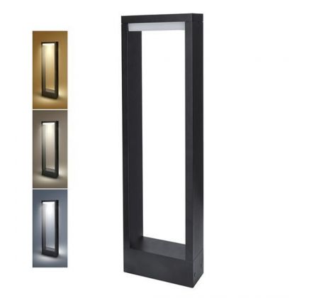 Solight LED vonkajší stĺpik Ragusa 500, 7W, 450lm, 3 CCT