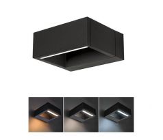 Solight LED vonkajšie nástenné osvetlenie Ragusa, 7W, 450lm, 3 CCT