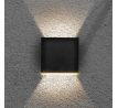 Solight LED vonkajšie nástenné osvetlenie Parma, 6W, 420lm, 3000K, čierna