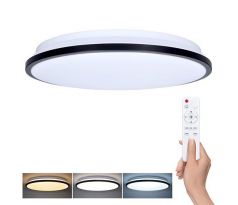 Solight LED osvětlení s dálkový ovladačem Jamil, 48W, 3360lm, 40cm, změna chromatičnosti, stmívatelné
