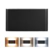 Solight LED vonkajšie nástenné osvetlenie Modena, 12W, 800lm, 3CCT, čierna