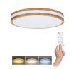 Solight LED osvetlenie s diaľkovým ovládačom Woody, 48W, 3360lm, 38cm, zmena chromatickosti, stmievateľné