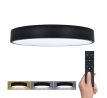 Solight LED osvetlenie s diaľkovým ovládačom LECCE, 50W, 3100lm, 40cm, zmena chromatickosti, stmievateľné, čierna