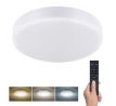 Solight LED osvetlenie LECCE s diaľkovým ovládačom, 50W, 3000lm, 40cm, zmena chromatickosti, stmievateľné, biela