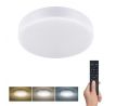 Solight LED osvetlenie LECCE s diaľkovým ovládačom, 36W, 2160lm, 30cm, zmena chromatickosti, stmievateľné, biela