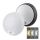 Solight LED vonkajšie osvetlenie so senzorom a nastaviteľnou CCT, 18W, 1800lm, 22cm, 2v1,biely a čierny kryt