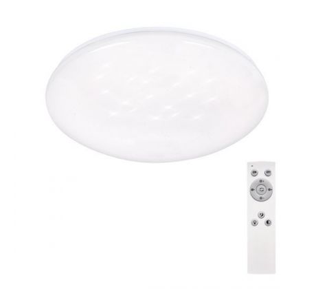 Solight LED stropné svetlo Star, okrúhle, 24W, 2400lm, diaľkové ovládanie, 37cm