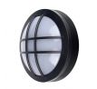 Solight LED vonkajšie osvetlenie guľaté s mriežkou, 13W, 910lm, 4000K, IP65, 17cm, čierna