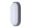 Solight LED vonkajšie osvetlenie oválne, 20W, 1500lm, 4000K, IP54, 26cm, sivá farba