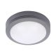 Solight LED vonkajšie osvetlenie Siena, sivé, 13W, 910lm, 4000K, IP54, 17cm