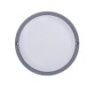 Solight LED vonkajšie osvetlenie guľaté, 13W, 910lm, 4000K, IP54, 17cm, sivá farba