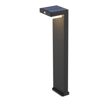 Solight LED solárne stĺpikové osvetlenie Palermo, 5W, 400lm, 3000K