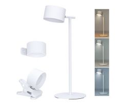 Solight LED nabíjacia lampička 3v1, 280lm, zmena CCT, stmievanie, biela