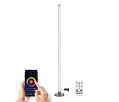 Solight LED smart stojaca lampa Rainbow, wifi, RGB, CCT, 140 cm