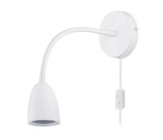 Solight LED nástenná lampička, stmievateľná, 4W, 280lm, 3000K, biela