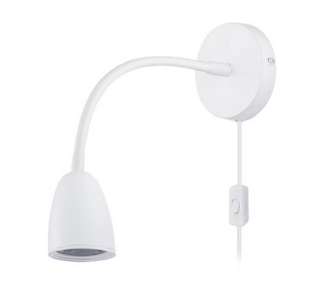 Solight LED nástenná lampička, stmievateľná, 4W, 280lm, 3000K, biela